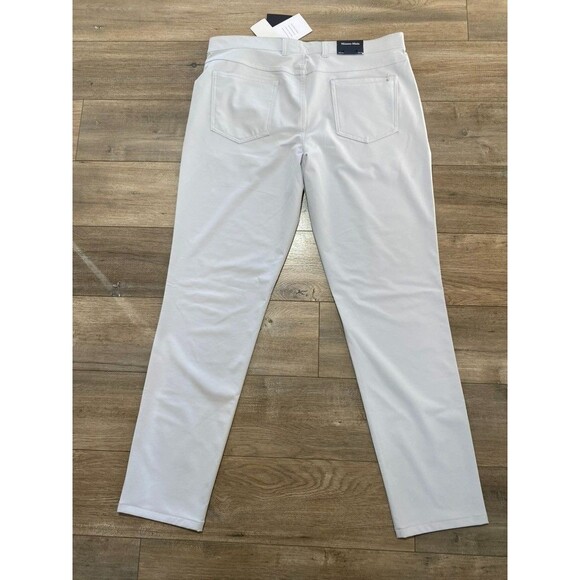 MIZZEN+MAIN Helmsman Mens 36X32 Gray Slim Chino Golf Casual Stretch Pants - Picture 9 of 11
